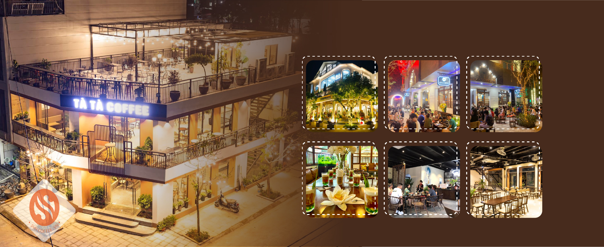 Set up quán cà phê