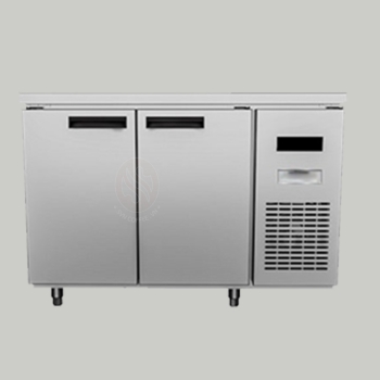 Tủ bàn mát quạt gió 2 cánh mở inox 1500x600x850